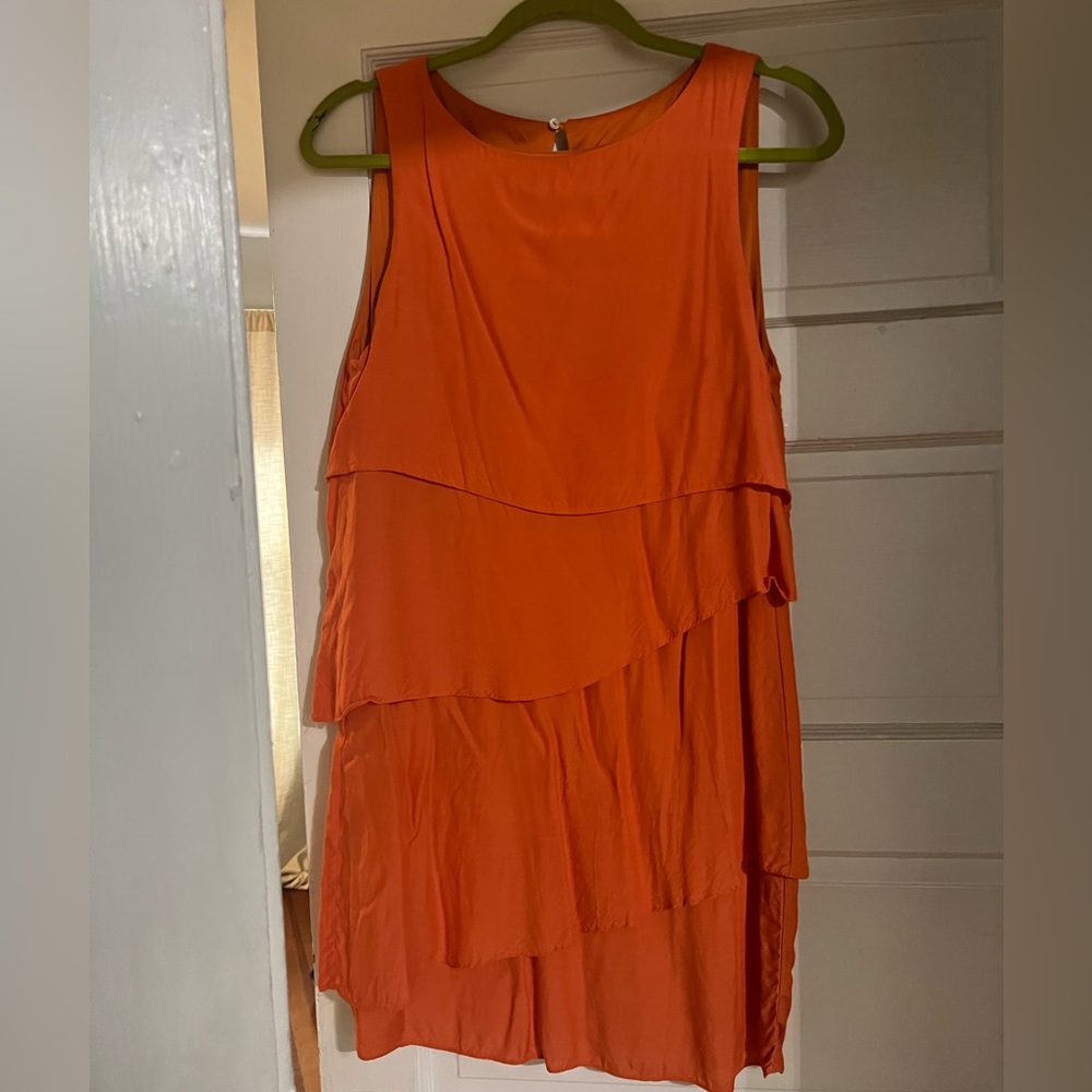 Zara orange dress